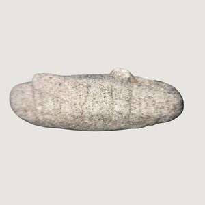 Natural Oblong Sandstone Rock Textured Specimen Beige Tan Grey 2.25 Inch
